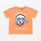 Camiseta Naranja Niño Silver Stamps (2-8)