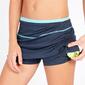 Falda Tenis Azul Marino Turquesa Mujer Proton
