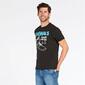 Camiseta Negra Niño Up Stamps