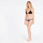 Braga Bikini Floral Negro Mujer Up