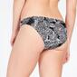 Braga Bikini Floral Negro Mujer Up