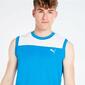 Camiseta Sin Mangas Puma Azul Hombre