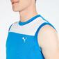 Camiseta Sin Mangas Puma Azul Hombre