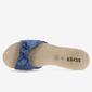 Sandalias Bio Denim Mujer Silver