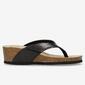 Sandalias Bio Negras Mujer Silver