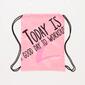 Gymsack Rosa Negro Ilico Bronce