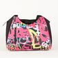Bolso Playa Negro Rosa Silver