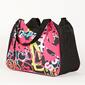Bolso Playa Negro Rosa Silver