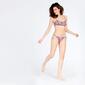 Bikini Bandeau Volante Silver