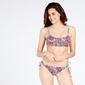 Bikini Bandeau Volante Silver