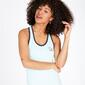 Camiseta Tirantes Celeste Mujer Fila