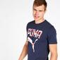 Camiseta Hombre Puma Azul Marino