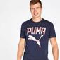 Camiseta Hombre Puma Azul Marino