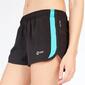 Pantalón Corto Running Negro Turquesa Mujer Ipso Combi