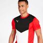 Camiseta Fútbol Puma Roja Hombre