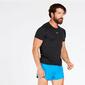 Camiseta Running Negro Hombre Ipso