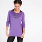 Camiseta Running Morada Ipso Combi