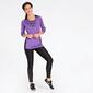 Camiseta Running Morada Ipso Combi