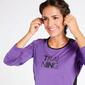 Camiseta Running Morada Ipso Combi