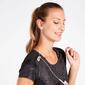 Camiseta Running Negro Mujer Ipo Experience
