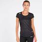 Camiseta Running Negro Mujer Ipo Experience