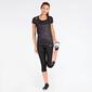 Camiseta Running Negro Mujer Ipo Experience