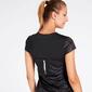Camiseta Running Negro Mujer Ipo Experience