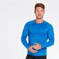Camiseta Running Azul Ipso Combi