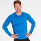 Camiseta Running Azul Ipso Combi