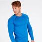 Camiseta Running Azul Ipso Combi