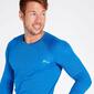 Camiseta Running Azul Ipso Combi