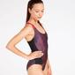 Bañador Natación Estampado Rojizo Mujer Paraqua