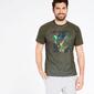 Camiseta Manga Corta Kaki Hombre Silver