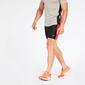 Mallas Cortas Running Negro Naranja Mujer Ipso Combi