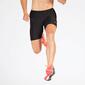 Mallas Cortas Running Negro Naranja Mujer Ipso Combi