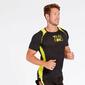 Camiseta Running Negra Hombre Ipso Combi