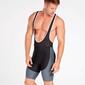 Culotte Corto Tirantes Negro Hombre Mitical Plata