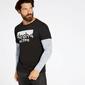 Camiseta doble manga Negra Silver