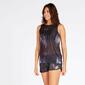 Camiseta Tirantes Negra Mujer Silver Avance