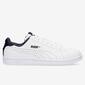 Zapatillas Puma Smash Blancas Marino Niño (36-39)