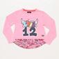 Camiseta Manga Larga Rosa Silver Play In Niña (2-8)