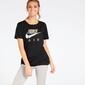 Camiseta Reebok Tee Air Negra Mujer