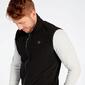 Chaleco Polar Negro Hombre Up Basic