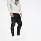 Pantalón Chándal Negro Hombre Up Basic Felpa
