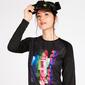 Camiseta Star Wars R2 D2 Negra Mujer