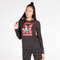 Camiseta Minnie Gris Mujer