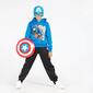 Sudadera Capitán América Azul Niño (10-16)