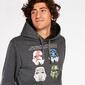 Sudadera Star Wars Negra Hombre