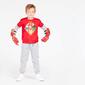 Camiseta Marvel Rojo Gris Niño (2-8)