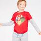 Camiseta Marvel Rojo Gris Niño (2-8)